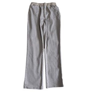 Venus Nizza Gray Stretch Waist Straight Leg Jeans, Size 8